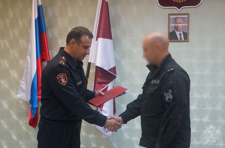 Начальник территориального управления Росгвардии поздравил личный состав специальных подразделений ведомства с профессиональным праздником