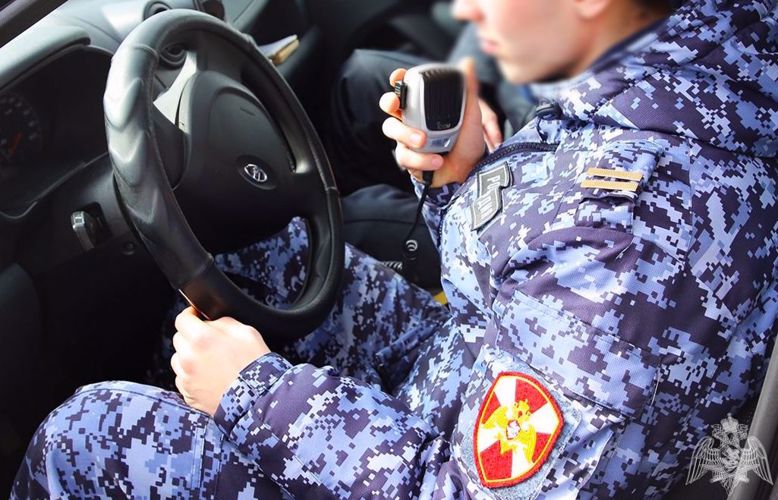 Вневедомственной охраной задержан гражданин, угрожавший выстрелить в вахтёра