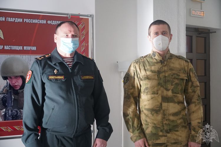 В территориальном управлении Росгвардии прошло торжественное мероприятие ко Дню защитника Отечества