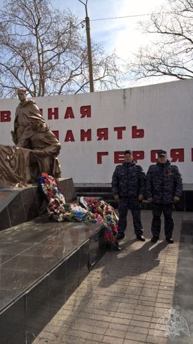В Управлении Росгвардии по Республике Карелия продолжается акция «Георгиевская ленточка»