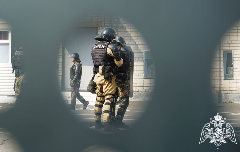 Карельский ОМОН Росгвардии отметил 28-ю годовщину образования
