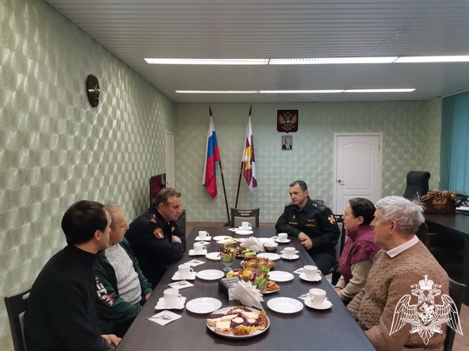 Встреча с членами семей военнослужащих и сотрудников, погибших при исполнении воинского и служебного долга, состоялась в Управлении Росгвардии по Республике Карелия