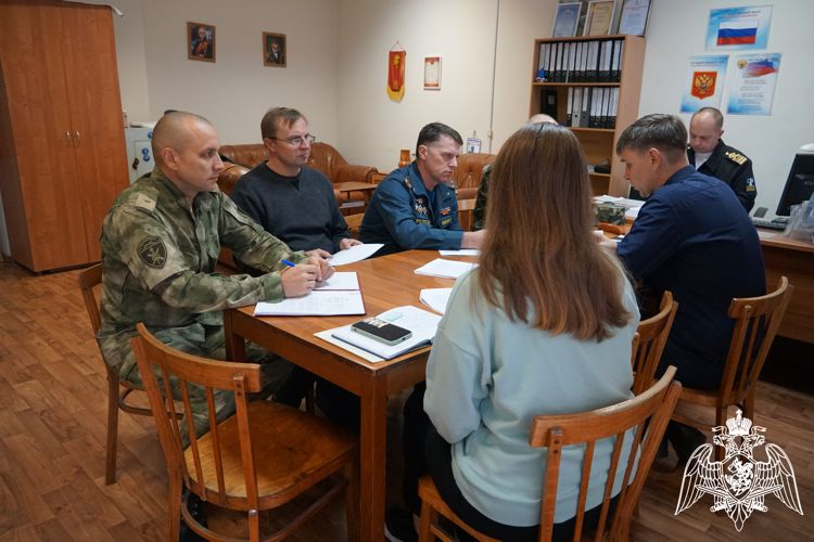 Офицер Росгвардии принял участие в рабочей встрече по случаю проведения осенней спартакиады допризывной молодежи Карелии
