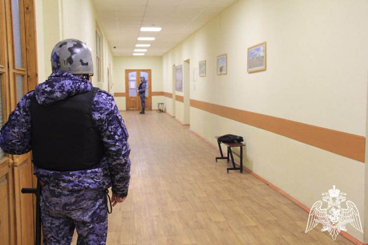 В техникуме Петрозаводска проведена тренировка при участии Росгвардии