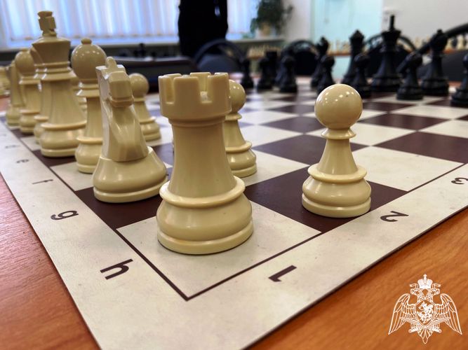 Росгвардейцы сыграли в шахматы с представителями силовых структур Карелии