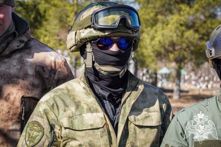 Под Петербургом сотрудники карельского ОМОН «Илвес» отработали беспарашютное десантирование (видео)