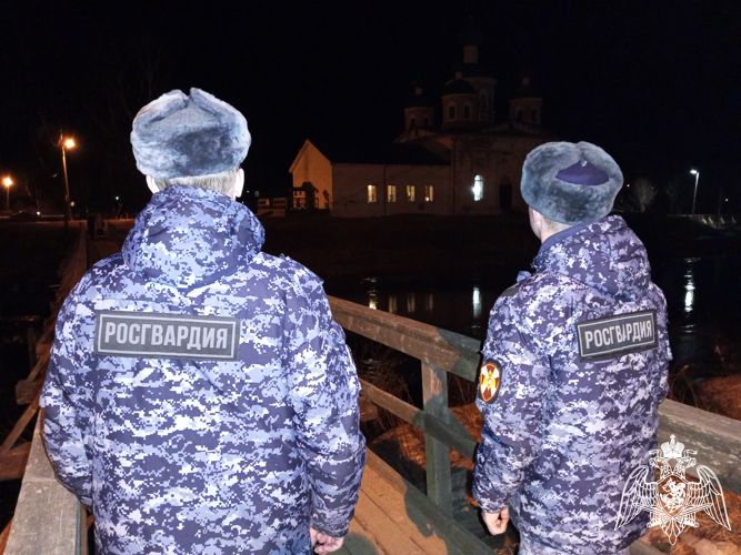 Росгвардия обеспечила правопорядок во время мероприятий, посвященных празднованию Пасхи