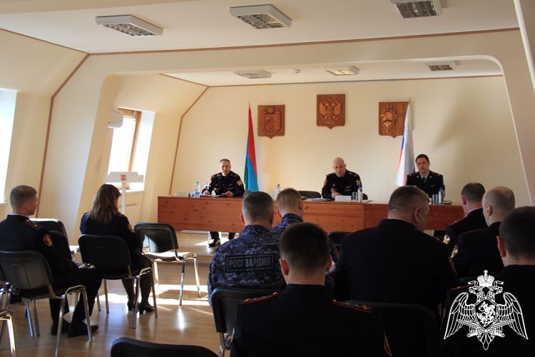 В отделе вневедомственной охраны регионального управления Росгвардии подведены итоги работы за квартал текущего года