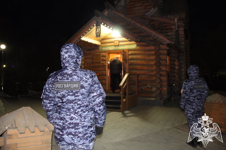 Росгвардия обеспечила правопорядок во время мероприятий, посвященных празднованию Пасхи