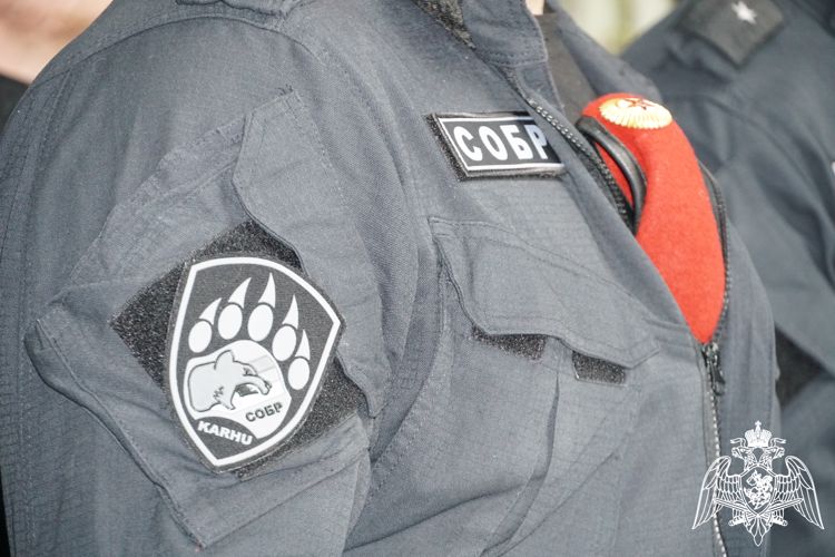 В территориальном управлении Росгвардии состоялись торжественные мероприятия по случаю 30-летия СОБР "Карху"