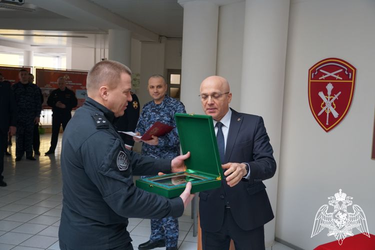 В территориальном управлении Росгвардии состоялись торжественные мероприятия по случаю 30-летия СОБР "Карху"