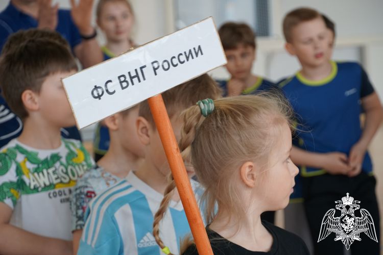 Дети карельских росгвардейцев показали спортивное мастерство на «Веселых стартах»