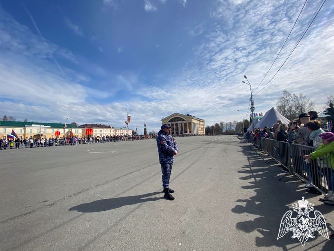 Карельские росгвардейцы обеспечили правопорядок в День Победы