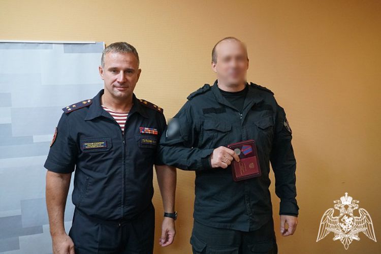 Вручены госнаграды карельским росгвардейцам, отличившимся в ходе специальной военной операции