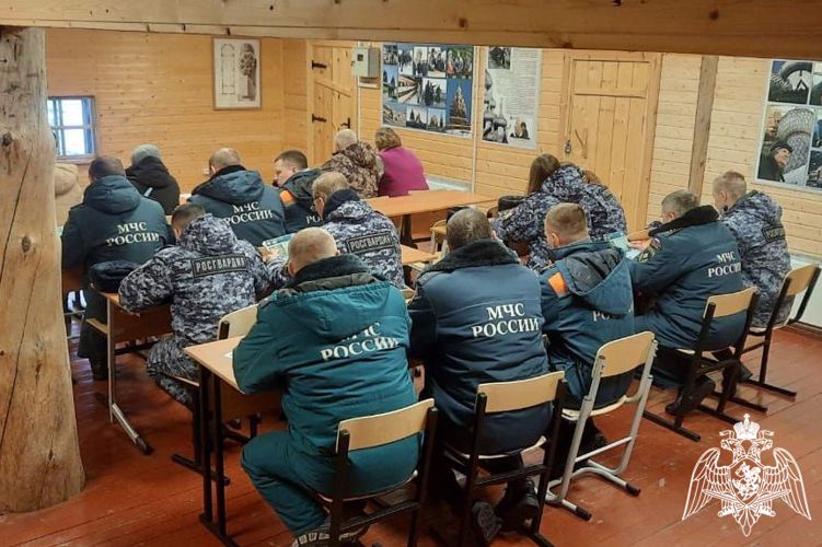 Карельские росгвардейцы приняли участие в географическом диктанте на острове Кижи