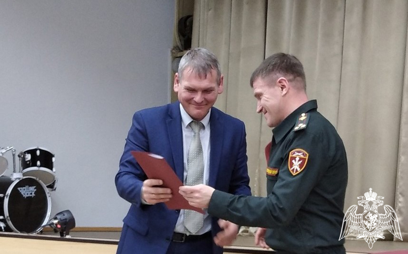 В Карелии руководство Росгвардии поздравило кадетский корпус имени Александра Невского с Днем образования