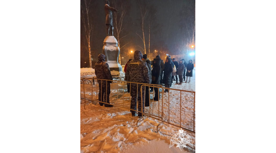 Сотрудники Управления Росгвардии по Республике Карелия обеспечили охрану общественного порядка во время празднования Крещения Господня