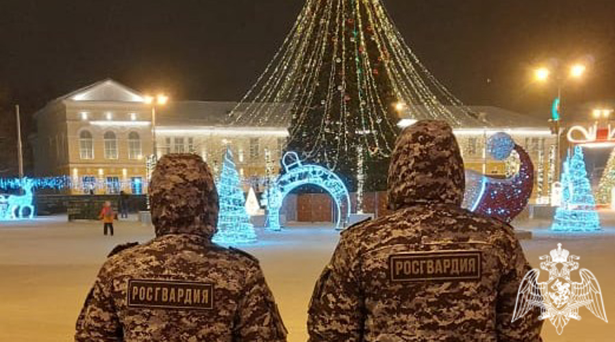 В Карелии сотрудники Росгвардии обеспечили общественный порядок в новогоднюю ночь
