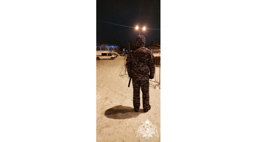 В Карелии сотрудники Росгвардии обеспечили общественный порядок в новогоднюю ночь