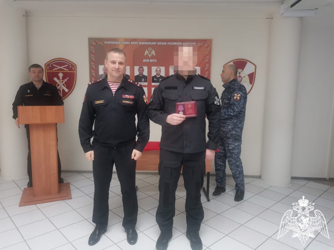 Отличившихся в ходе СВО росгвардейцев наградили в Карелии в преддверии Дня защитника Отечества