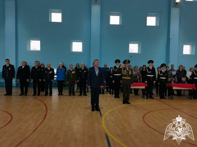 Руководство территориального управления Росгвардии поздравило карельских кадетов с принятием присяги