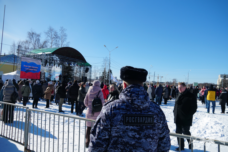 Карельские росгвардейцы обеспечили безопасность проведения концерта по случаю присоединения Крыма