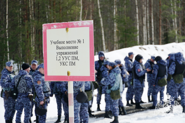 В Управлении Росгвардии по Республике Карелия состоялась итоговая проверка (видео)