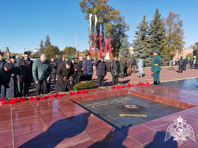 В Карелии руководство Росгвардии приняло участие в мероприятиях по случаю годовщины освобождения республики от фашистских захватчиков