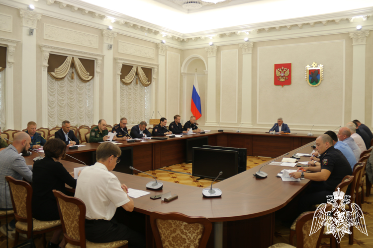 Руководство территориального управления Росгвардии приняло участие в рабочем совещании