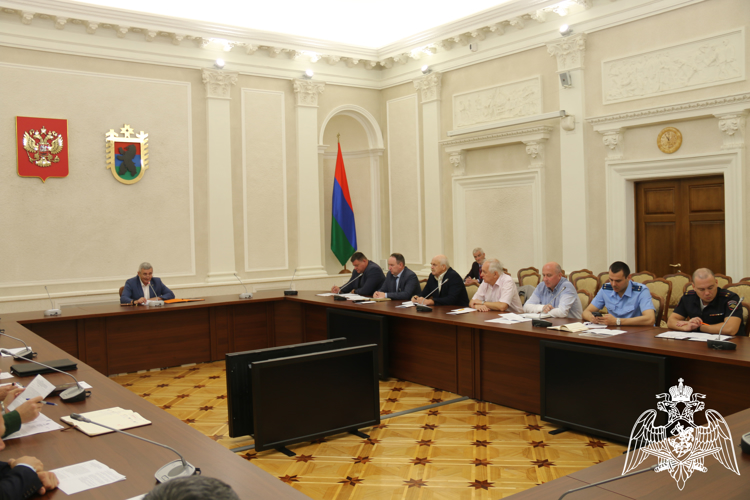 Руководство территориального управления Росгвардии приняло участие в рабочем совещании