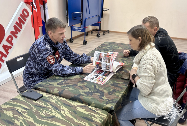 Заместитель начальника территориального управления Росгвардии встретился с руководителем  штаба «Юнармии»