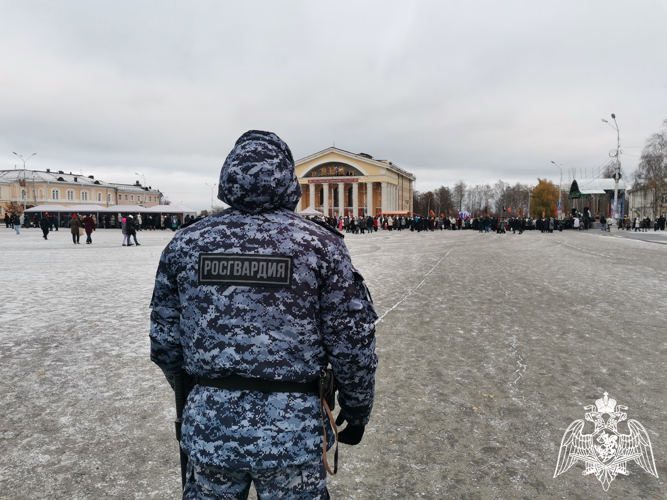 В Карелии сотрудники Росгвардии обеспечили охрану общественного порядка в День народного единства