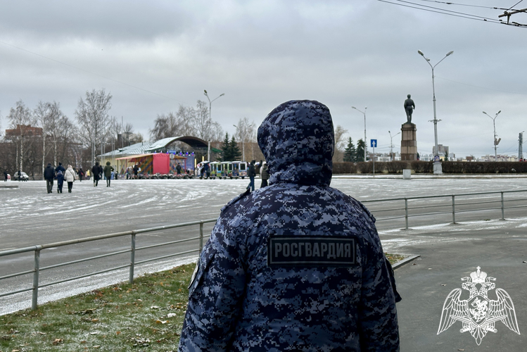 В Карелии сотрудники Росгвардии обеспечили охрану общественного порядка в День народного единства