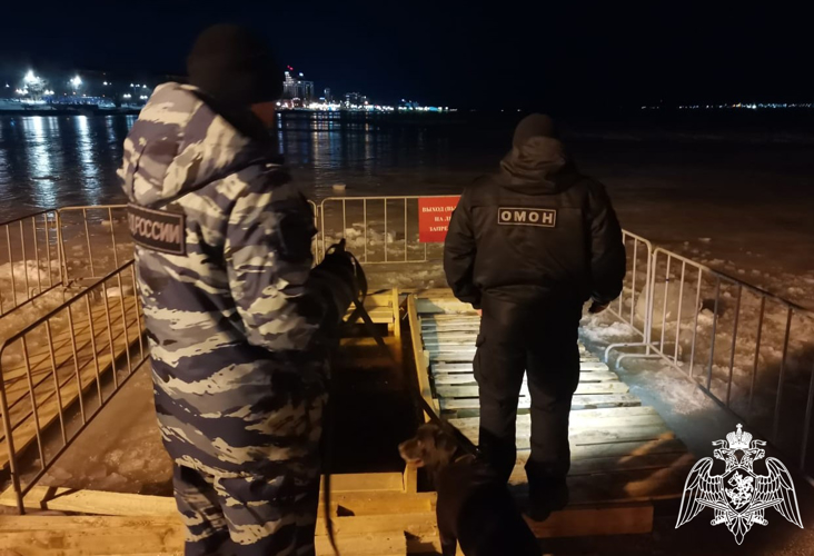 Росгвардейцы обеспечили общественный порядок в период празднования Крещения Господня
