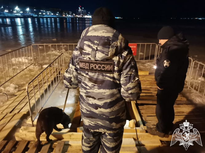 Росгвардейцы обеспечили общественный порядок в период празднования Крещения Господня