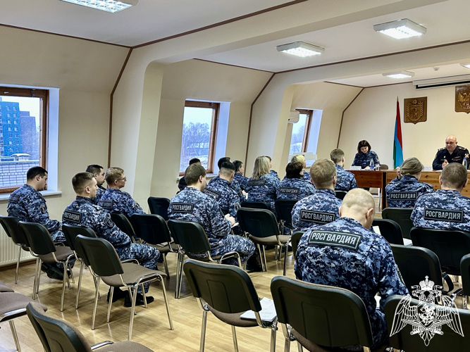 В Отделе вневедомственной охраны состоялось оперативное совещание по итогам работы за 2024 год