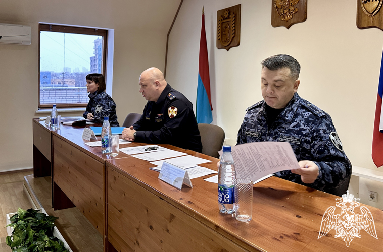 В Отделе вневедомственной охраны состоялось оперативное совещание по итогам работы за 2024 год 