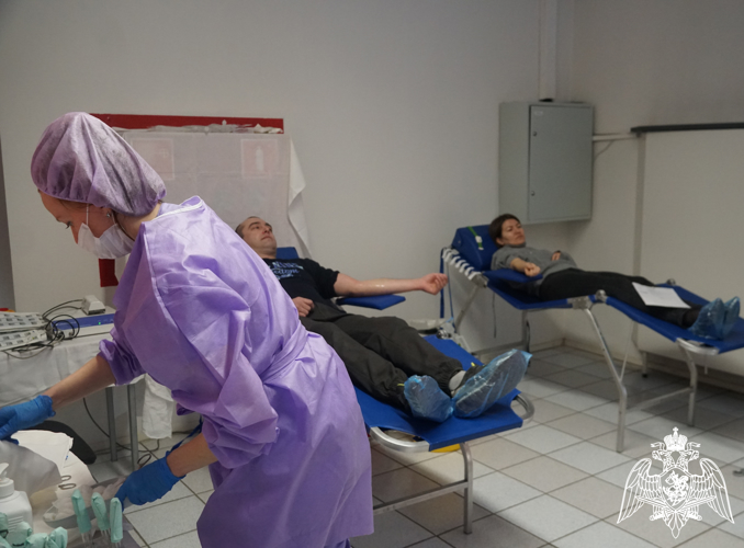 Карельские росгвардейцы стали участниками донорской акции «От сердца к сердцу» (видео)