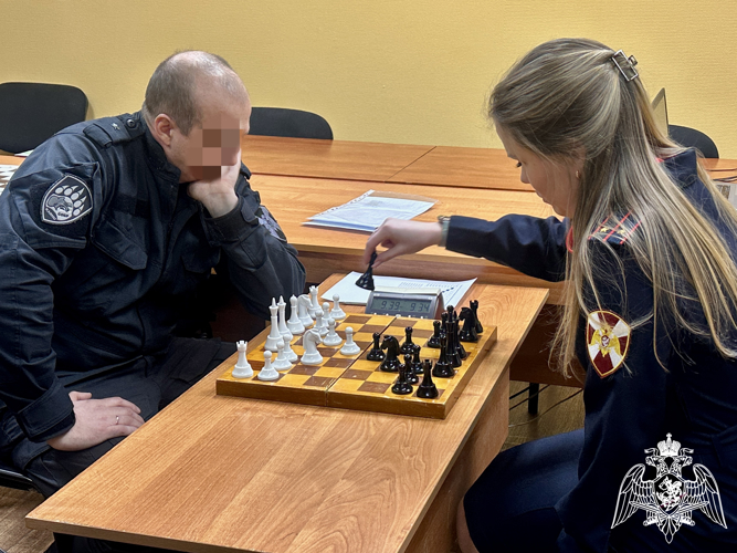 В региональном управлении Росгвардии состоялся ежегодный чемпионат по шахматам