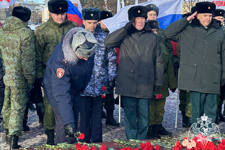 Руководство территориального управления Росгвардии приняло участие в Международной «Эстафете победы»