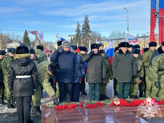 Руководство территориального управления Росгвардии приняло участие в Международной «Эстафете победы»