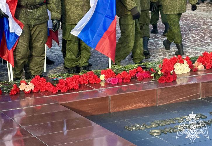 Руководство территориального управления Росгвардии приняло участие в Международной «Эстафете победы»