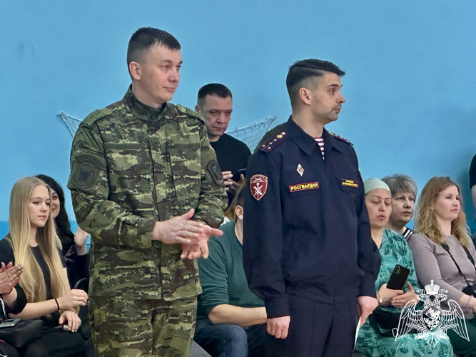 Представитель Росгвардии принял участие в церемонии принятия клятвы кадетов