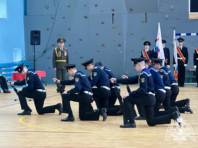 Представитель Росгвардии принял участие в церемонии принятия клятвы кадетов