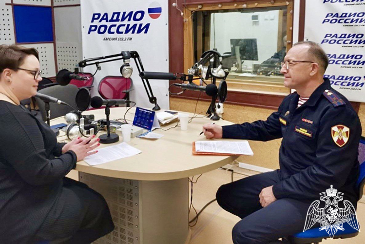 Заместитель начальника регионального управления Росгвардии стал участником радиоэфира