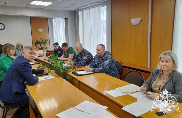 Начальник Кемского отдела вневедомственной охраны Росгвардии принял участие в плановом заседании антитеррористической комиссии