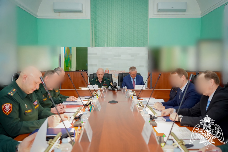 Начальник Управления Росгвардии по Республике Карелия принял участие в заседании оперативного штаба Северо-Западного округа Росгвардии