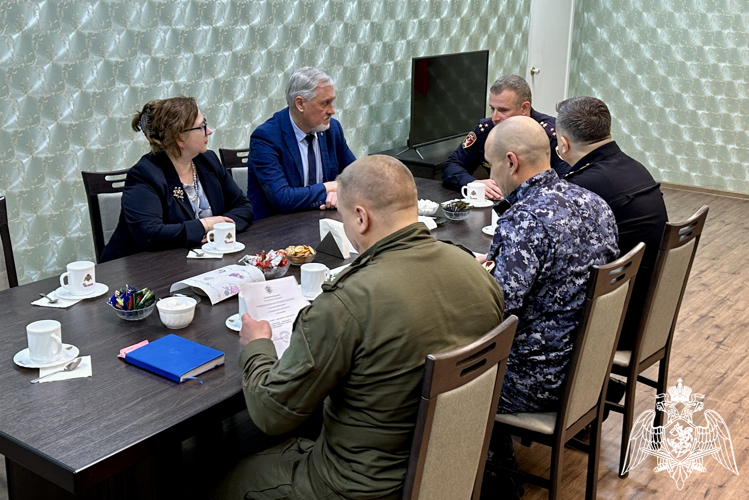 Руководство регионального управления Росгвардии встретилось с Министром национальной и региональной политики Карелии