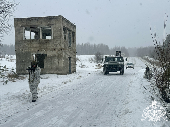 В Управлении Росгвардии по Республике Карелия прошел комплекс занятий и тренировок