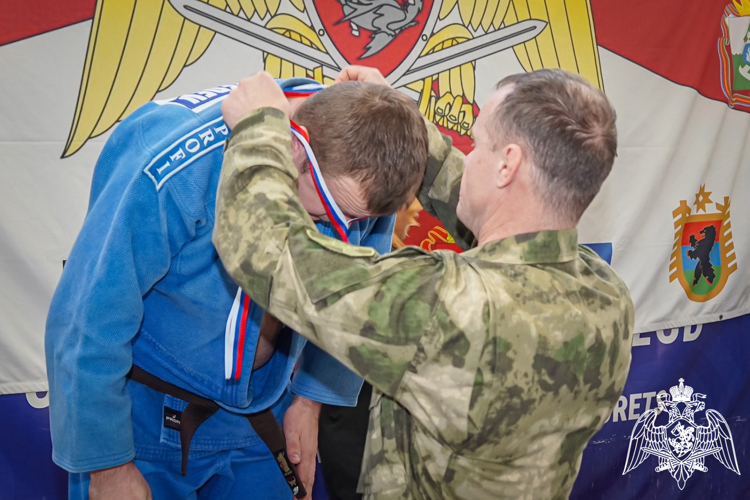 Росгвардейцы из Карелии приняли участие в чемпионате Северо-Западного округа Росгвардии по дзюдо (видео)